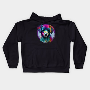 Colourful Bichon Frise Kids Hoodie